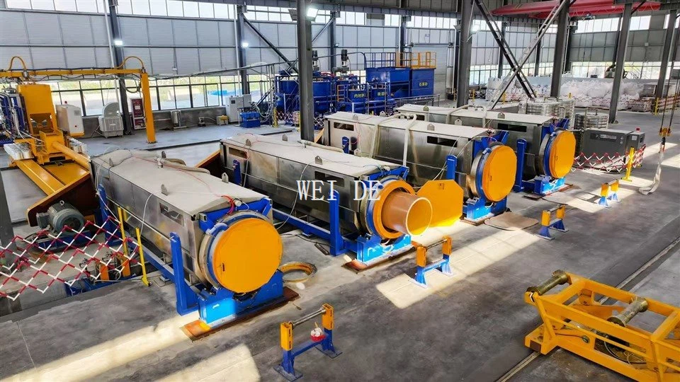 Centrifugal Casting Fiberglass Pipeline Production Line